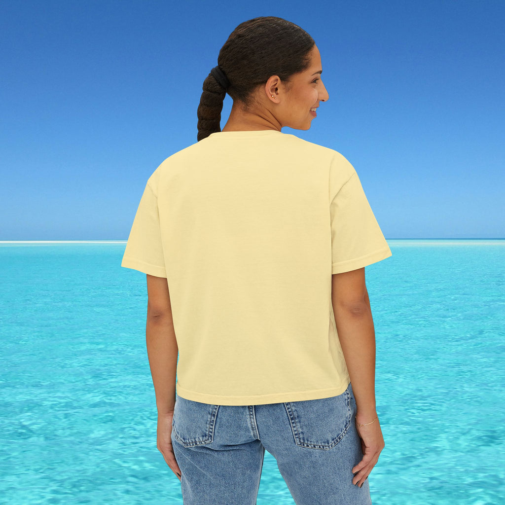back of butter womans boxy tee 