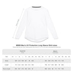 Men's UV Protection Long Sleeve with Shark Tooth Salty Bum Logo (Navy)
