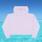salty bum cropped hoodie pruple