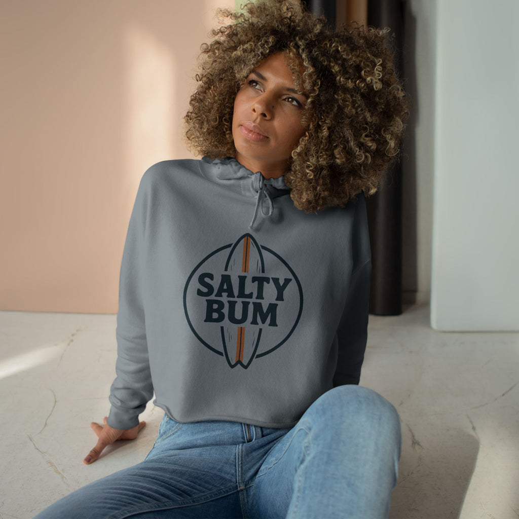 Salty Bum Surf Cropped Hoodie
