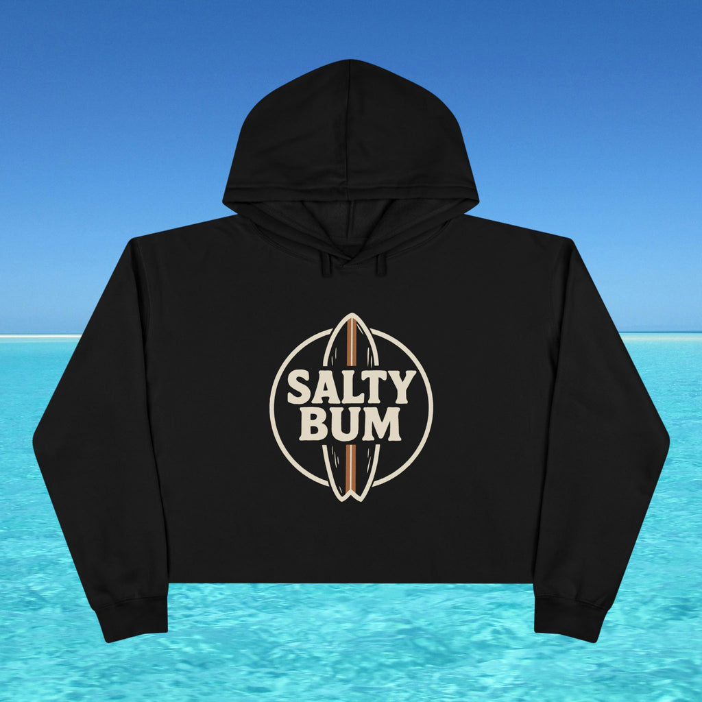 Salty Bum Surf Cropped Hoodie