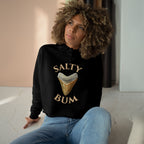 blac cropped hoodie