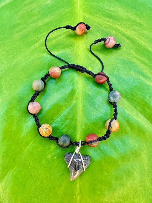 PICASSO JASPER SHARK BRACELET adjustable