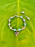 "Sky Blue Jasper" Bull Shark Bracelet