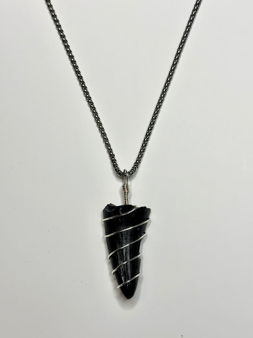 Fossilized Alligator Tooth Necklace
